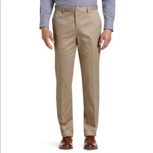 Jos. A. Bank Tailored Fit Flat Front Twill Pants